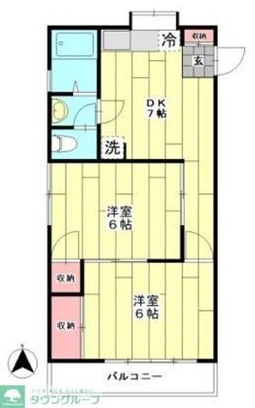 ネオハイムイトウの物件間取画像